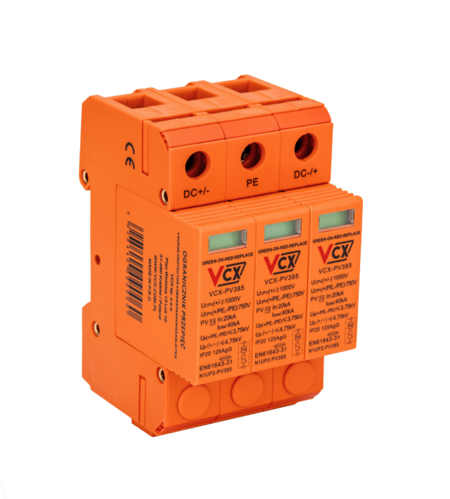 Ogranicznik przepięć DC 3P typ2 VCX