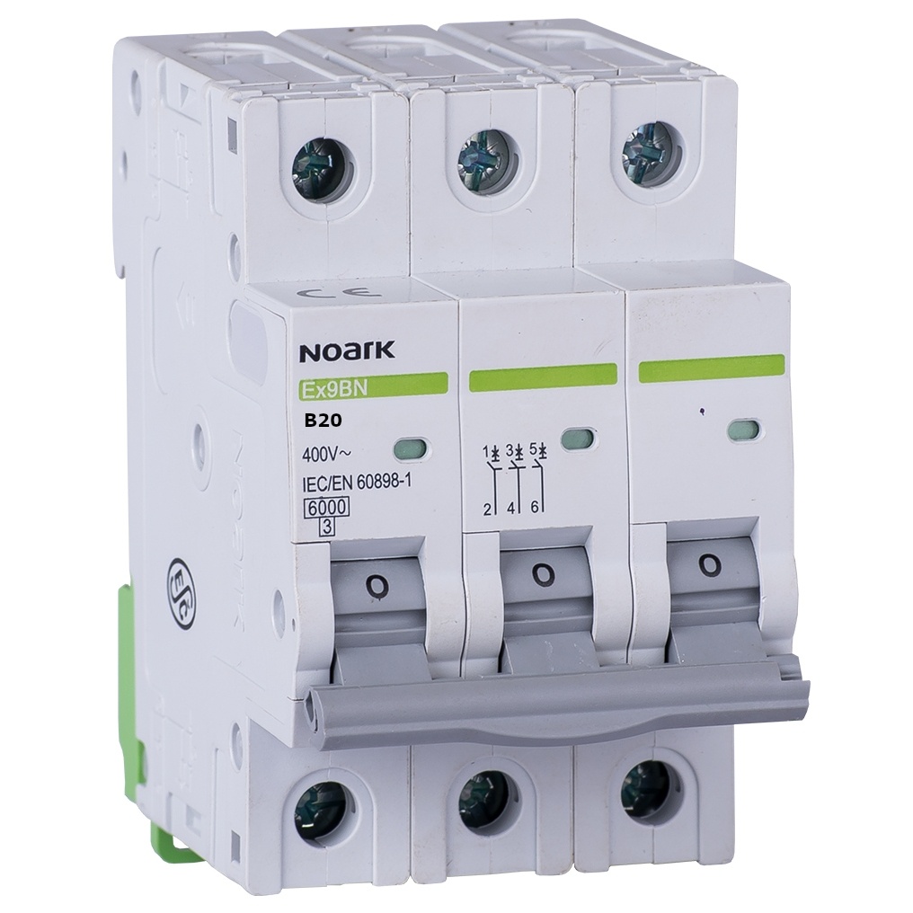 Wyłącznik nadprądowy AC 20A 3F Noark